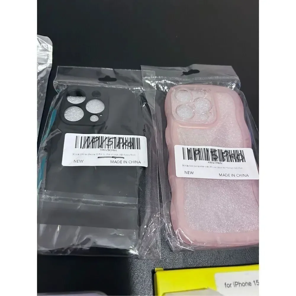 IPhone 15 Pro Cell Phone Cases Covers Lot of 6 iPhone 15 Pro Cases Only All New